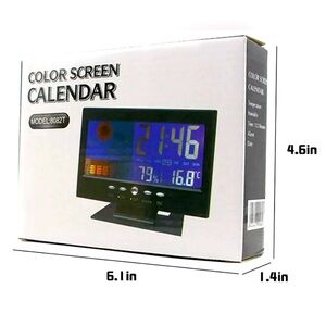 Digital Alarm Clock with Thermometer
